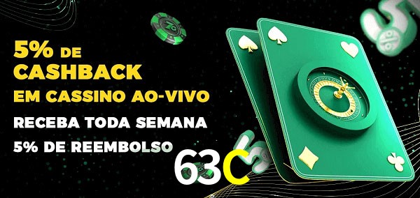 Promoções do cassino ao Vivo 63C